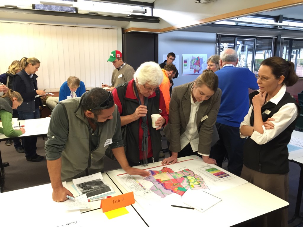 Facilitated group session at the Squirrel Glider Monitoring Plan Workshop