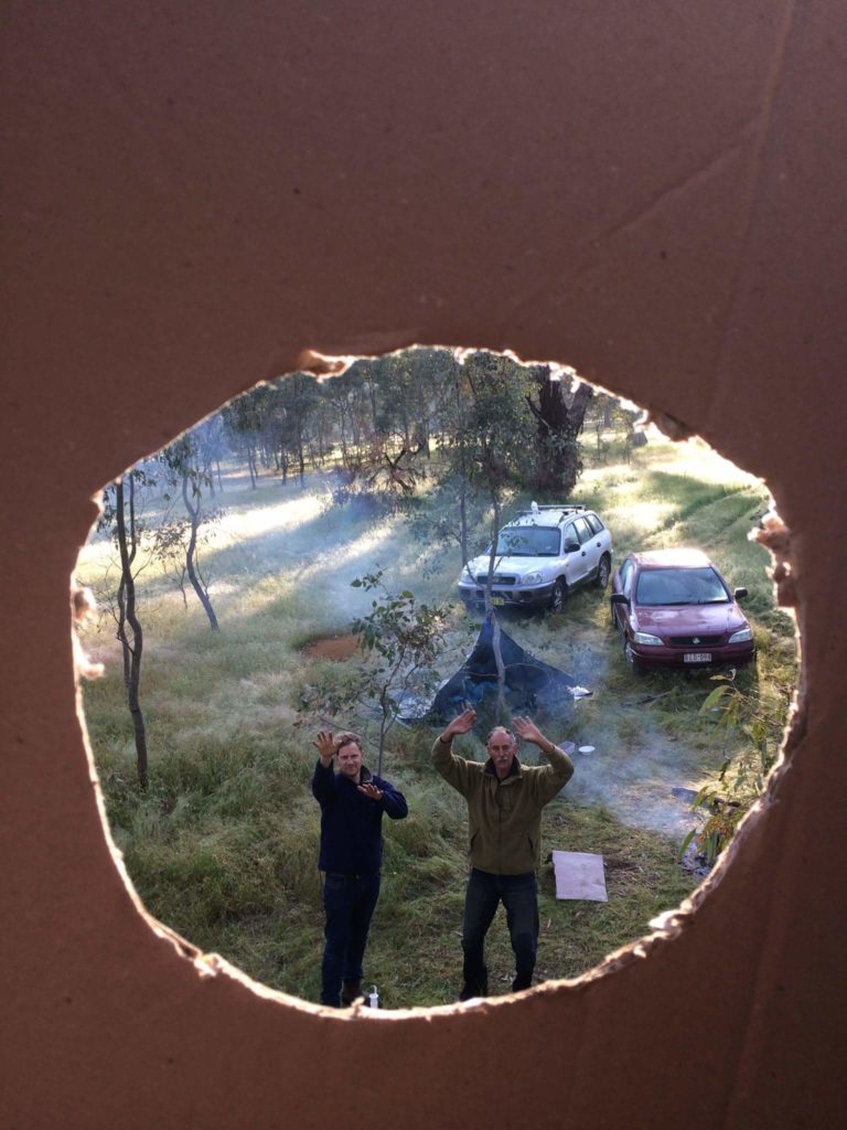 Nigel Jones' support crew for his Edge Pledge challenge.