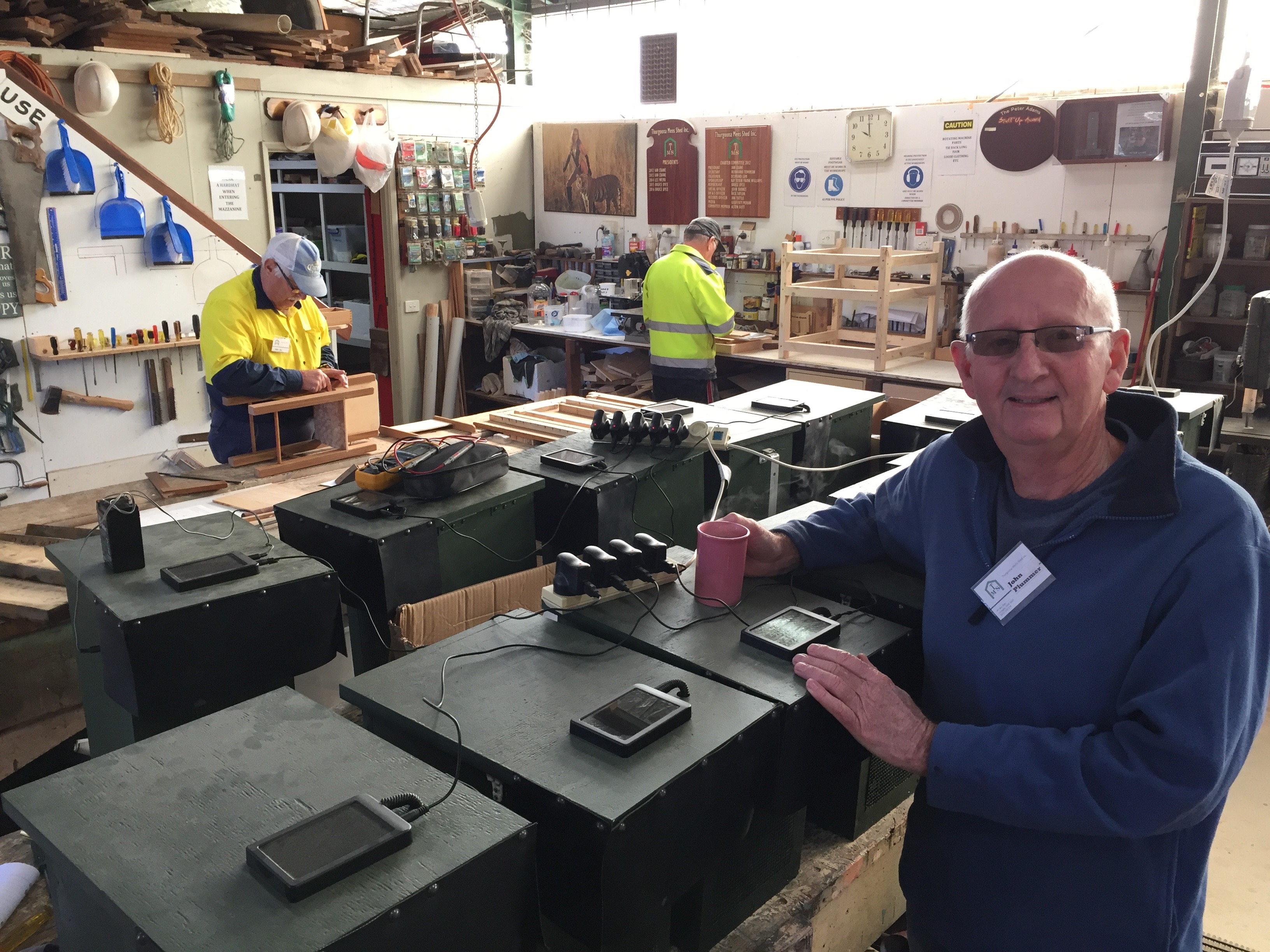 Camera nest box production crew_John Plummer