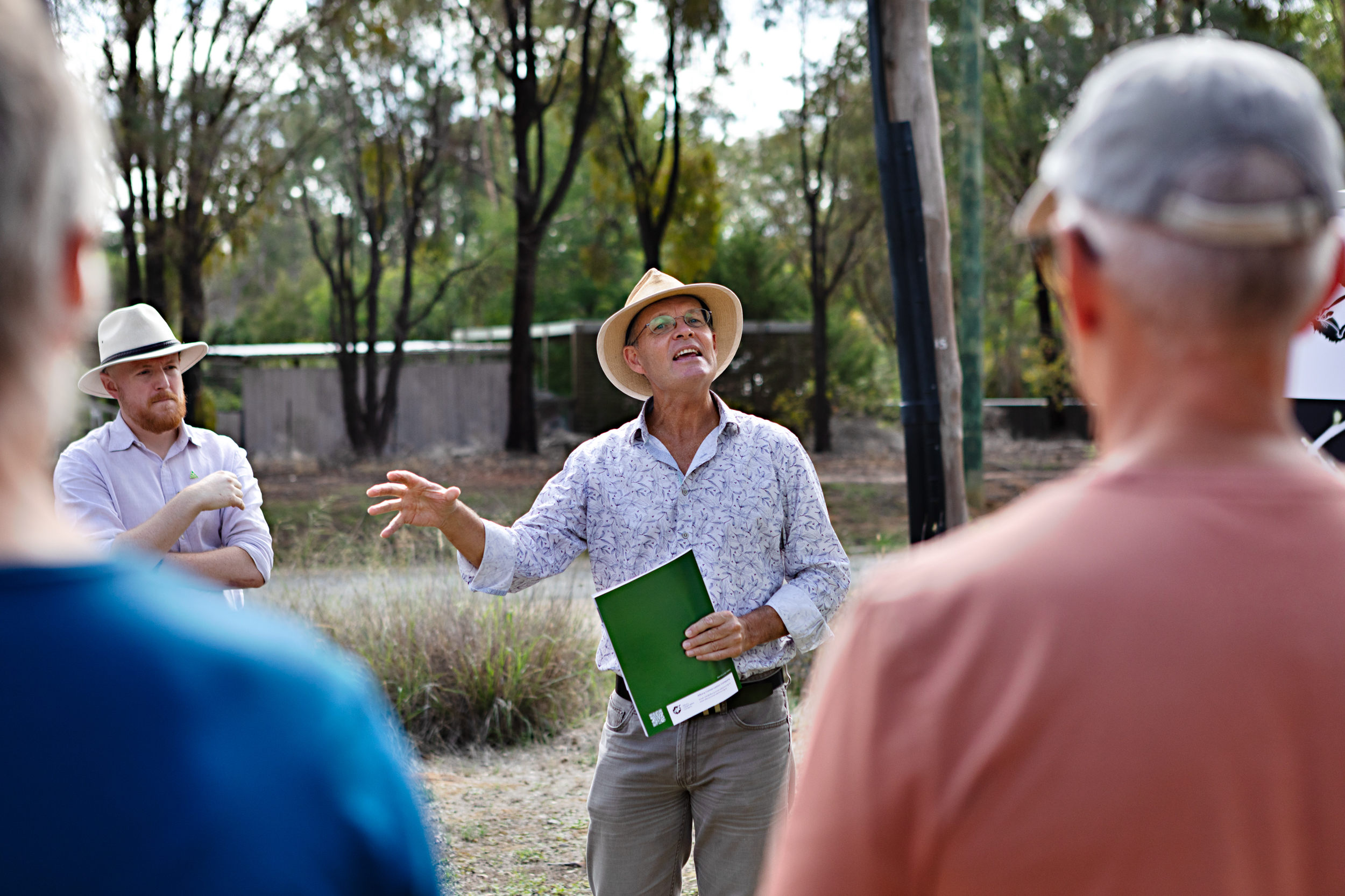 The Blueprint is formally launched under the Squirrel Glider poles